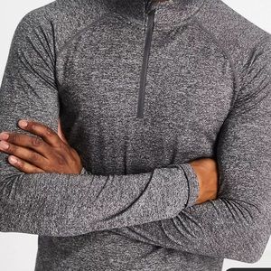 NWOT Mens Nike Running Half Zip Dry Fit Long Sleeve Shirt Althletic